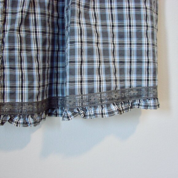 Aerie Blue Plaid Tank Top - Picture 9 of 16